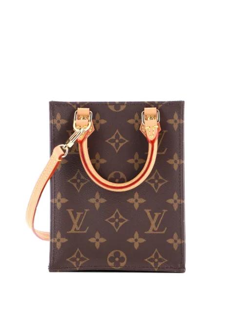 Petit Sac Plat Bag Monogram Canvas crossbody bag by LOUIS VUITTON 