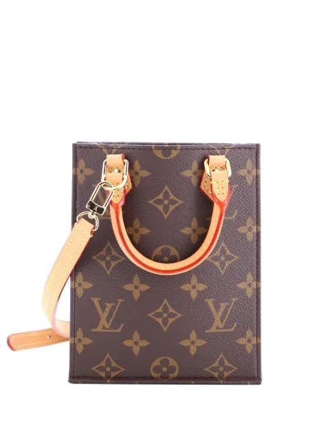 Petit Sac Plat Bag Monogram Canvas crossbody bag by LOUIS VUITTON 