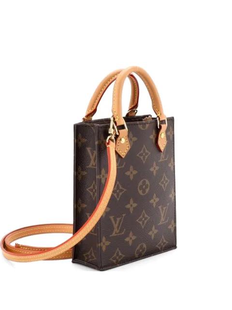 Petit Sac Plat Bag Monogram Canvas crossbody bag by LOUIS VUITTON 