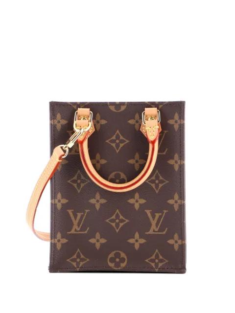Petit Sac Plat Bag Monogram Canvas crossbody bag by LOUIS VUITTON 