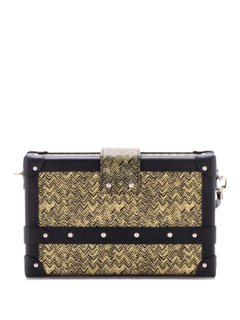 Petite Malle Handbag Limited Edition Printed Leather shoulder bag by LOUIS VUITTON 