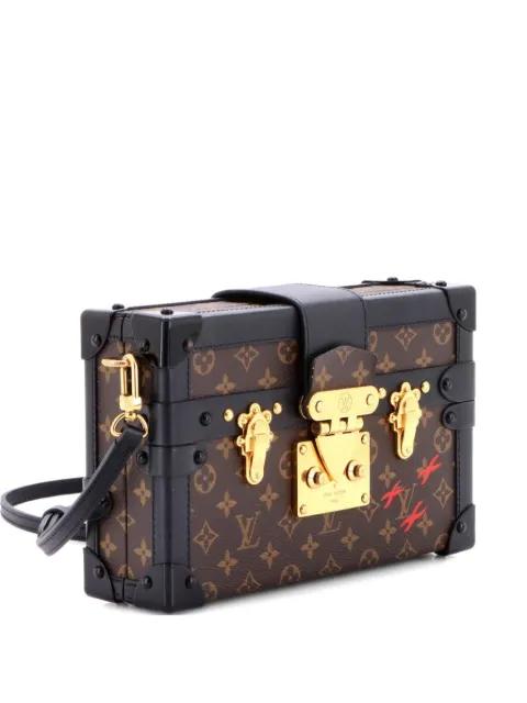 Petite Malle Handbag Monogram Canvas clutch bag by LOUIS VUITTON 