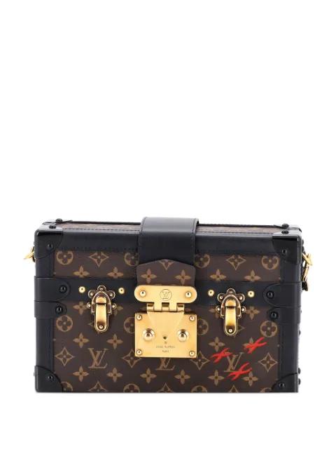 Petite Malle Handbag Monogram Canvas clutch bag by LOUIS VUITTON 