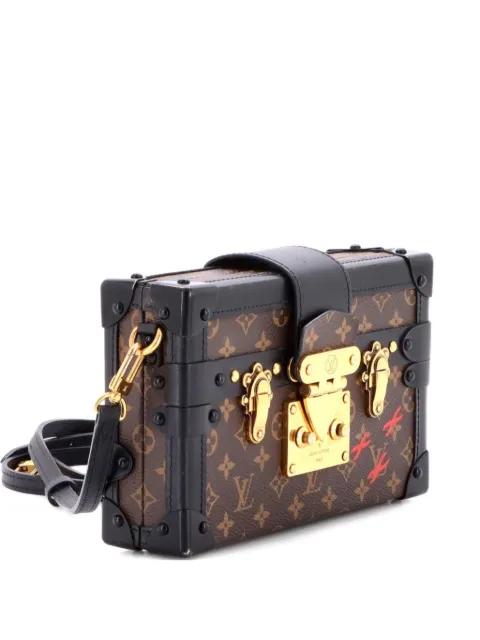 Petite Malle Handbag Monogram Canvas clutch bag by LOUIS VUITTON 