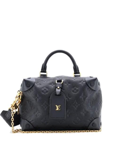 Petite Malle Souple Handbag Monogram Empreinte Leather shoulder bag by LOUIS VUITTON Petite Malle Souple Handbag Monogram Empreinte Leather shoulder bag by LOUIS VUITTON