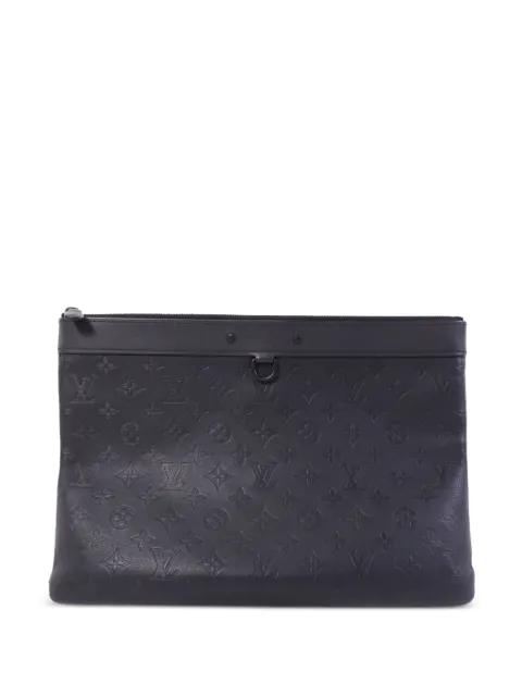 Pochette Discovery Monogram Shadow clutch bag by LOUIS VUITTON 