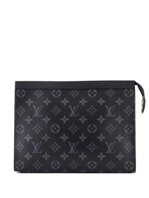 Pochette Voyage Monogram Eclipse Canvas MM clutch bag by LOUIS VUITTON 