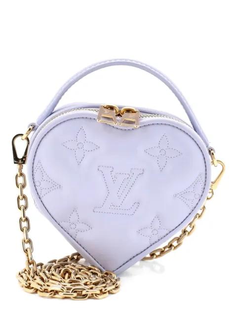 Pop My Heart Pouch Bag Bubblegram Leather crossbody bag by LOUIS VUITTON 