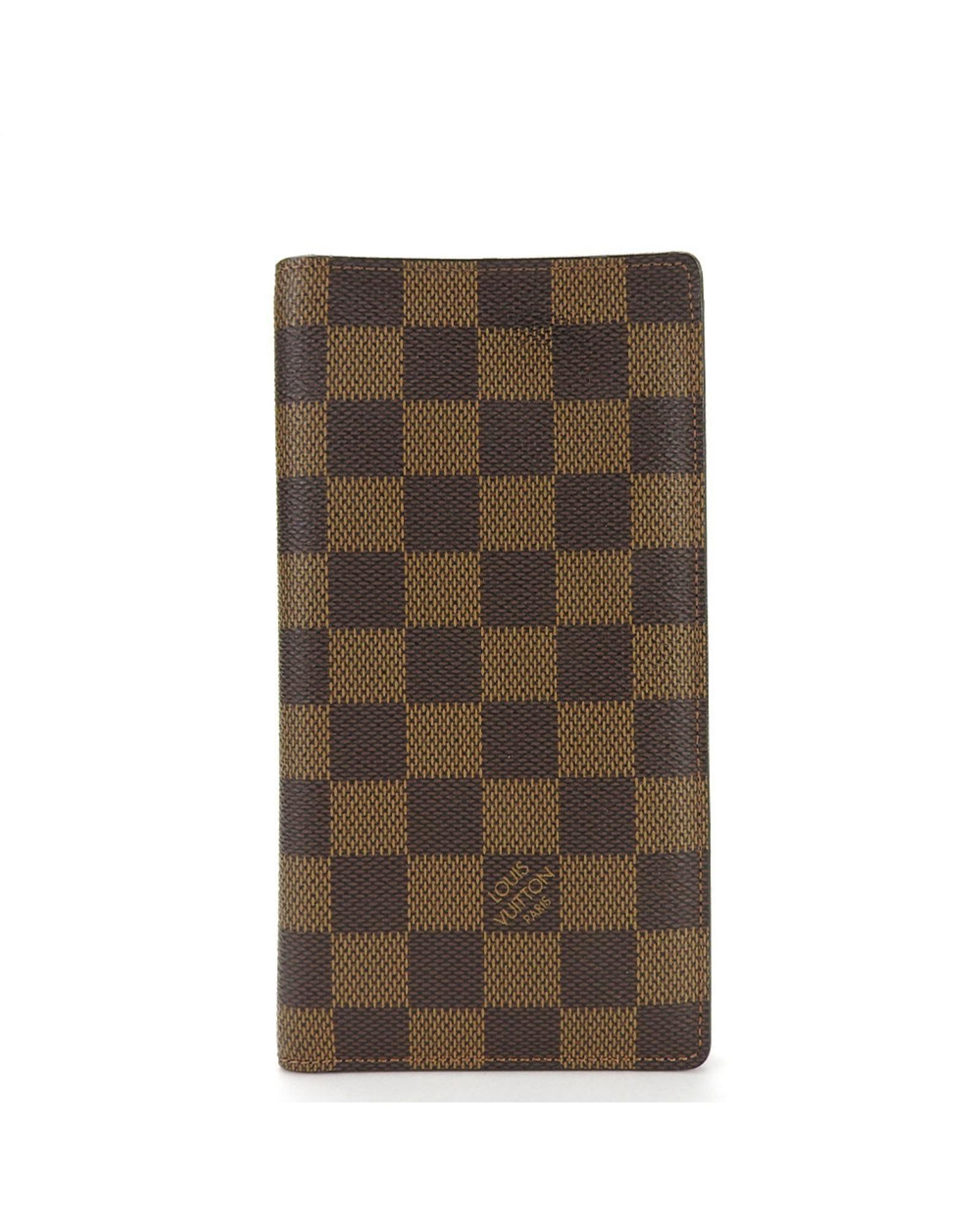 Preloved Damier Ebene Canvas Multiple Wallet - Brown by LOUIS VUITTON Preloved Damier Ebene Canvas Multiple Wallet - Brown by LOUIS VUITTON