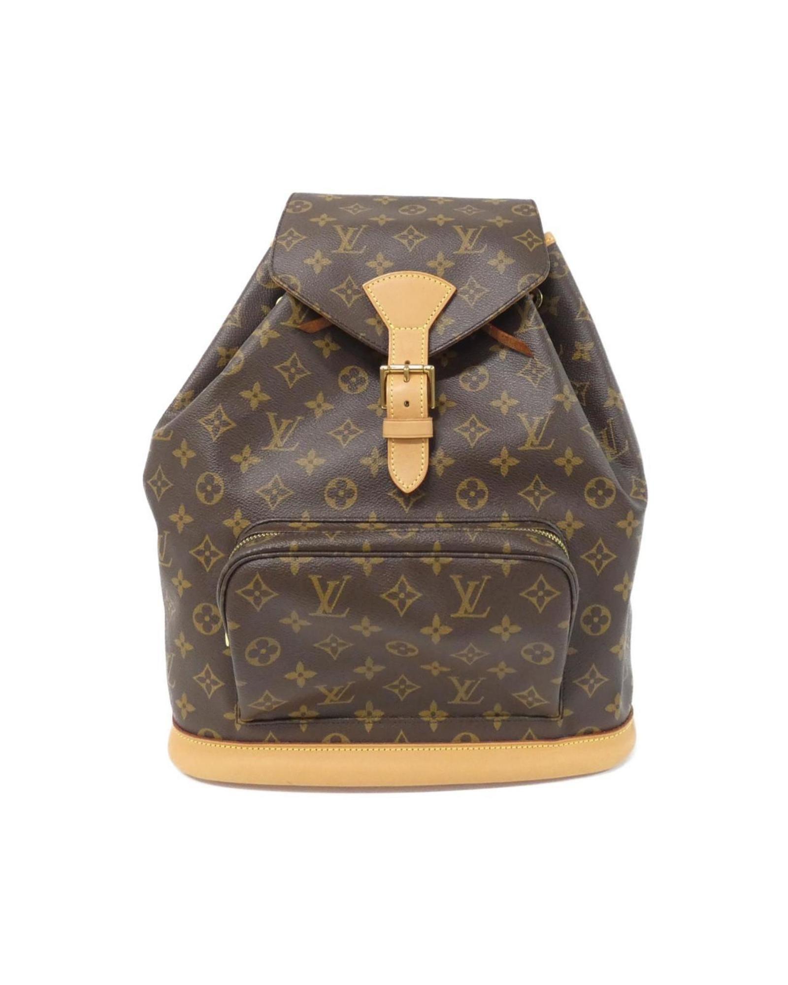 Preloved Mini Backpack Monogram Canvas Drawstring Wo - Brown by LOUIS VUITTON