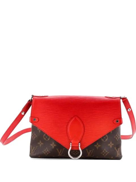 Saint Michel Handbag Monogram Canvas and Epi Leather shoulder bag by LOUIS VUITTON 