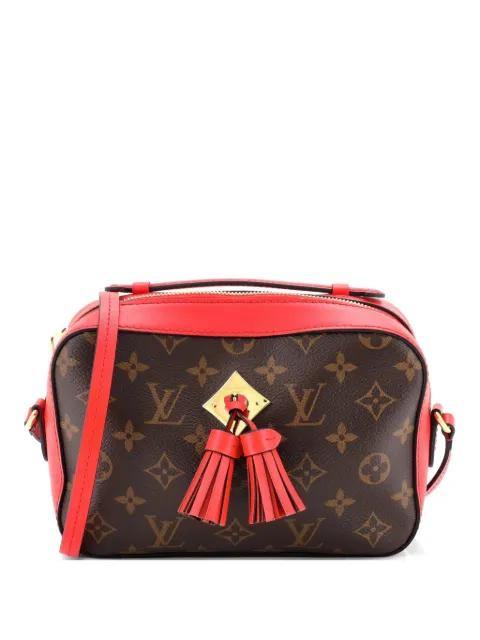 Saintonge Handbag Monogram Canvas with Leather crossbody bag by LOUIS VUITTON 