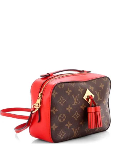 Saintonge Handbag Monogram Canvas with Leather crossbody bag by LOUIS VUITTON 