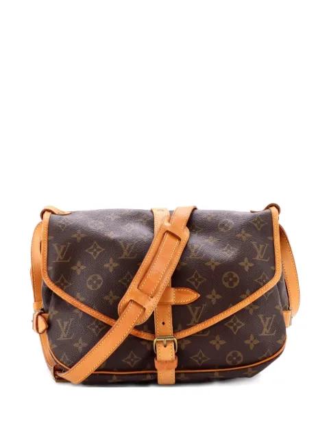 Saumur Handbag Monogram Canvas 30 crossbody bag by LOUIS VUITTON 