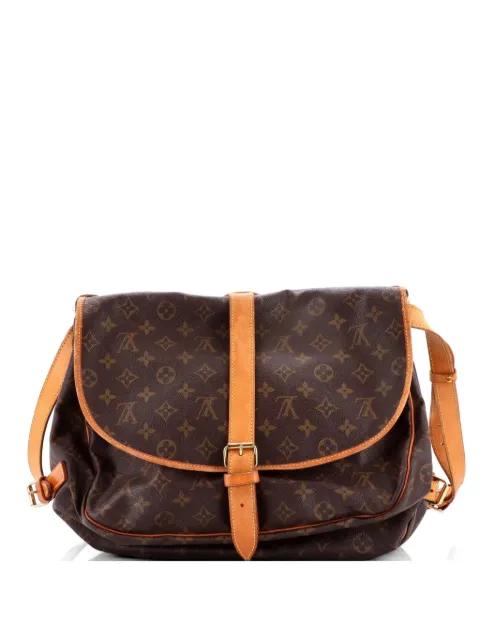 Saumur Handbag Monogram Canvas 35 crossbody bag by LOUIS VUITTON 