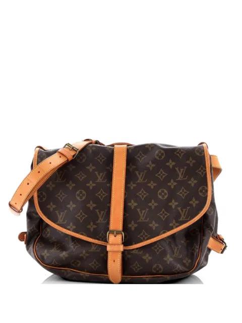 Saumur Handbag Monogram Canvas 35 crossbody bag by LOUIS VUITTON 