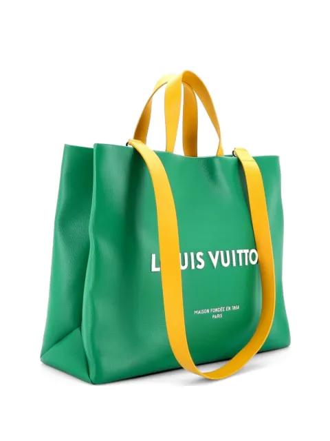 Shopper Leather MM tote bag by LOUIS VUITTON 