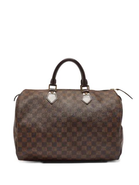 Speedy 35 Damier Ebène tote bag by LOUIS VUITTON 