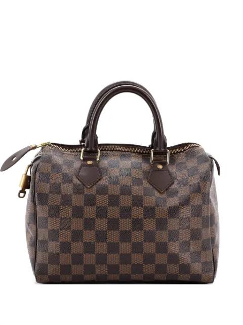 Speedy Handbag Damier 25 satchel by LOUIS VUITTON 