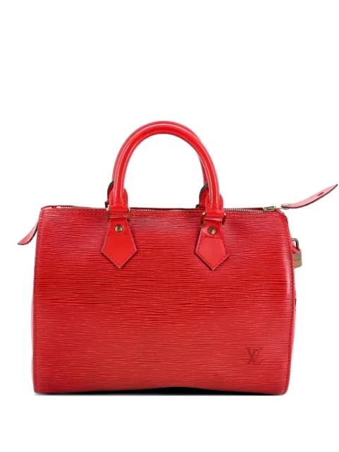 Speedy Handbag Epi Leather 25 satchel by LOUIS VUITTON 