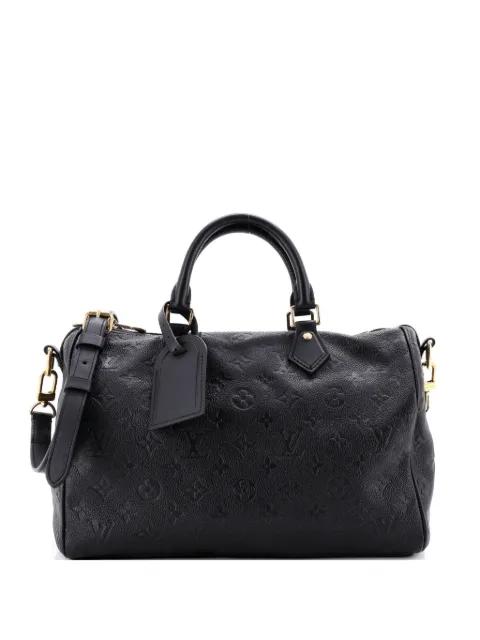 Speedy Soft Bandouliere Bag Monogram Empreinte Leather 30 satchel by LOUIS VUITTON 