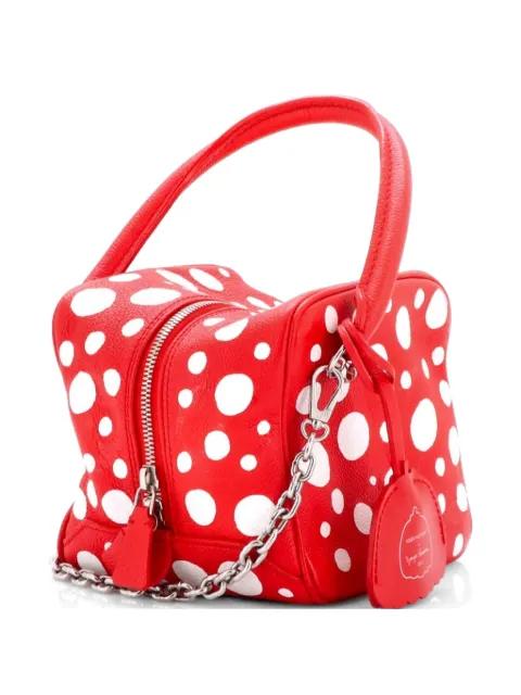Square Bag Yayoi Kusama Infinity Dots Monogram Empreinte Giant satchel by LOUIS VUITTON 