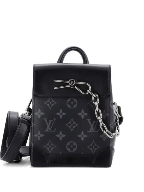 Steamer Bag Monogram Eclipse Canvas Nano crossbody bag by LOUIS VUITTON 