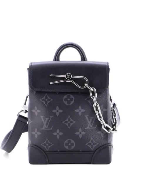 Steamer Bag Monogram Eclipse Canvas Nano crossbody bag by LOUIS VUITTON 