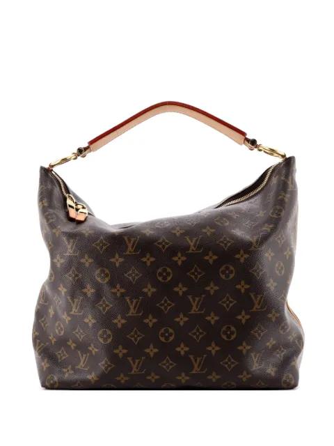 Sully Handbag Monogram Canvas MM hobo bag by LOUIS VUITTON 