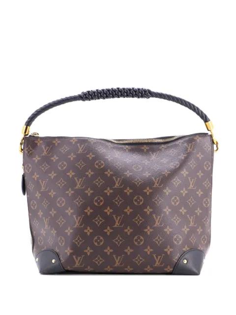 Triangle Softy Bag Reverse Monogram Canvas hobo bag by LOUIS VUITTON 