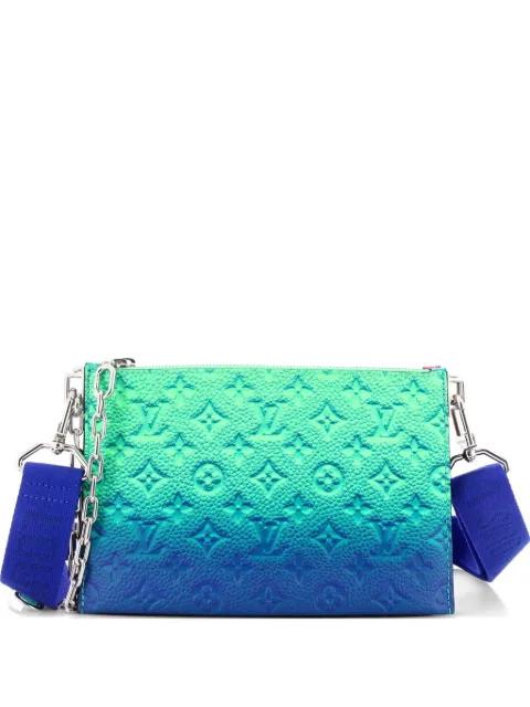Trio Pouch Messenger Bag Limited Edition Illusion Monogram Taurillon Leather crossbody bag by LOUIS VUITTON 