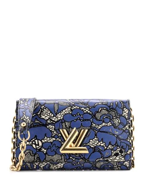 Twist Chain Wallet Lace Embossed Leather crossbody bag by LOUIS VUITTON Twist Chain Wallet Lace Embossed Leather crossbody bag by LOUIS VUITTON