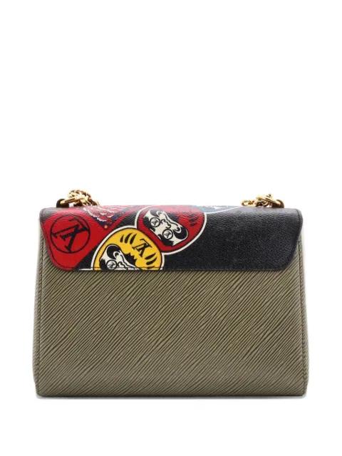 Twist Handbag Limited Edition Kabuki Stickers Monogram Canvas and Epi Leather MM shoulder bag by LOUIS VUITTON Twist Handbag Limited Edition Kabuki Stickers Monogram Canvas and Epi Leather MM shoulder bag by LOUIS VUITTON