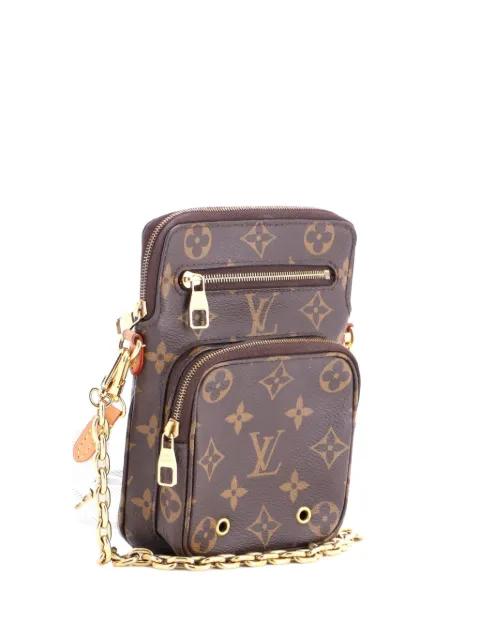 Utility Phone Sleeve Bag Monogram Canvas crossbody bag by LOUIS VUITTON 