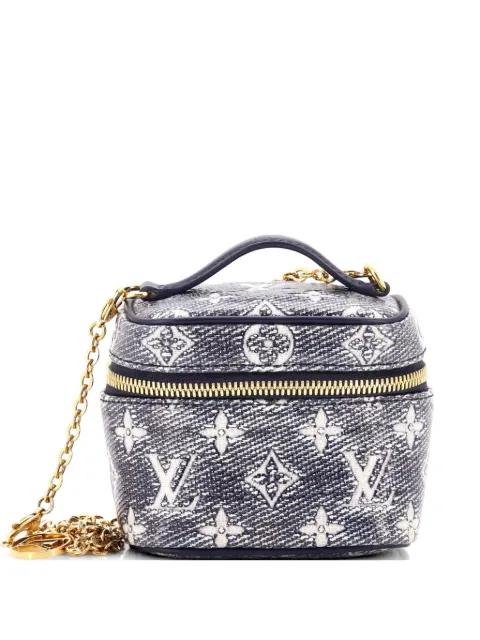 Vanity Case Monoglam Jacquard Canvas Micro satchel by LOUIS VUITTON 