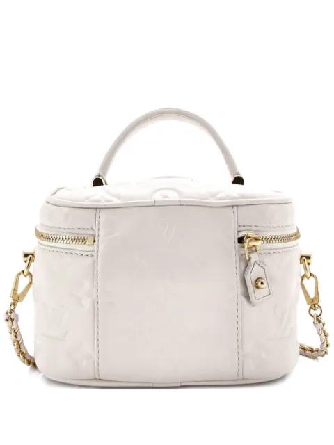 Vanity Handbag Monogram Embossed Lambskin PM shoulder bag by LOUIS VUITTON 