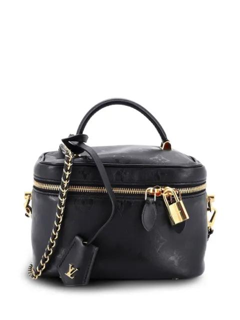 Vanity Handbag Monogram Ink Embossed Lambskin PM crossbody bag by LOUIS VUITTON 