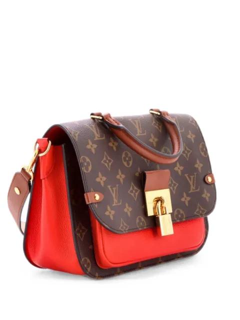 Vaugirard Handbag Monogram Canvas with Leather satchel by LOUIS VUITTON 