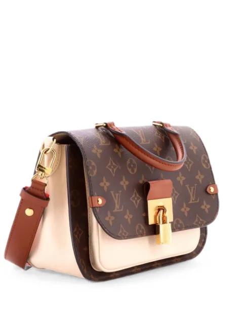 Vaugirard Handbag Monogram Canvas with Leather satchel by LOUIS VUITTON 