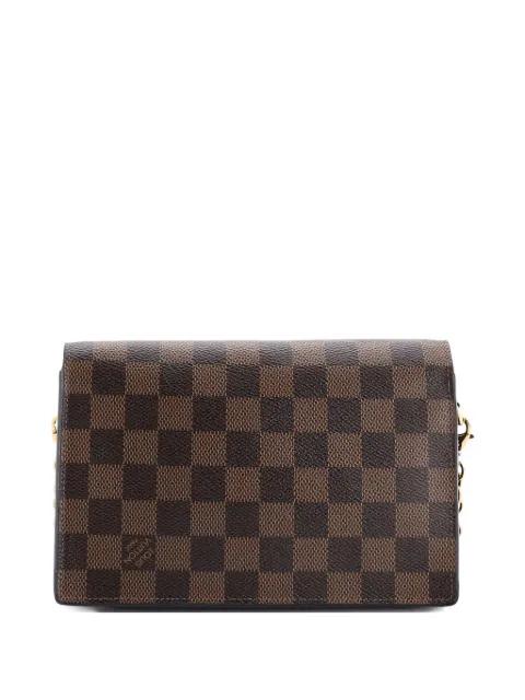Vavin Chain Wallet NM Damier with Leather crossbody bag by LOUIS VUITTON Vavin Chain Wallet NM Damier with Leather crossbody bag by LOUIS VUITTON