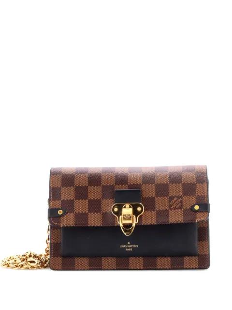 Vavin Chain Wallet NM Damier with Leather crossbody bag by LOUIS VUITTON Vavin Chain Wallet NM Damier with Leather crossbody bag by LOUIS VUITTON