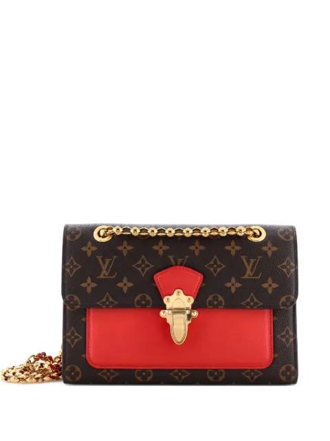 Victoire Handbag Monogram Canvas and Leather shoulder bag by LOUIS VUITTON 