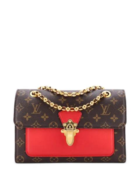 Victoire Handbag Monogram Canvas and Leather shoulder bag by LOUIS VUITTON 