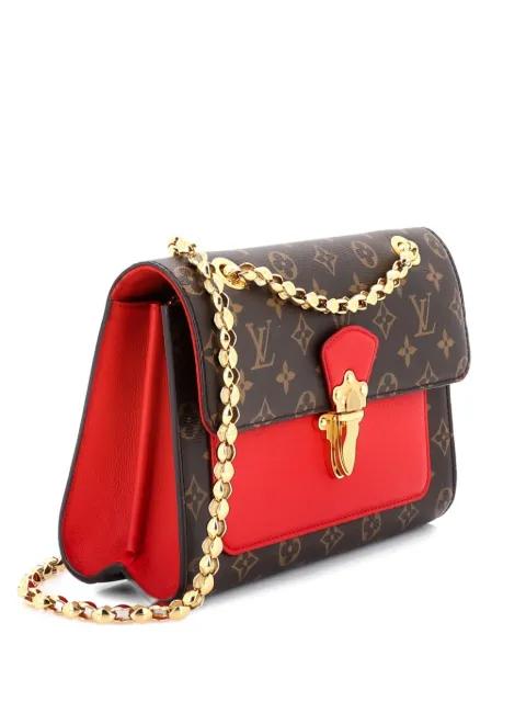 Victoire Handbag Monogram Canvas and Leather shoulder bag by LOUIS VUITTON 