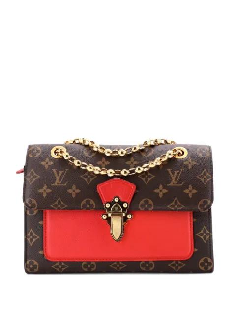 Victoire Handbag Monogram Canvas and Leather shoulder bag by LOUIS VUITTON 