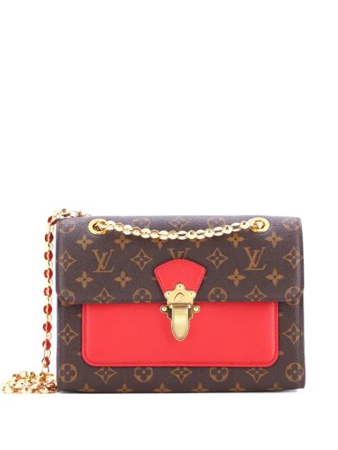 Victoire Handbag Monogram Canvas and Leather shoulder bag by LOUIS VUITTON 