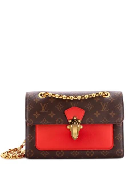 Victoire Handbag Monogram Canvas and Leather shoulder bag by LOUIS VUITTON 