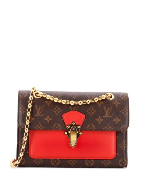 Victoire Handbag Monogram Canvas and Leather shoulder bag by LOUIS VUITTON 
