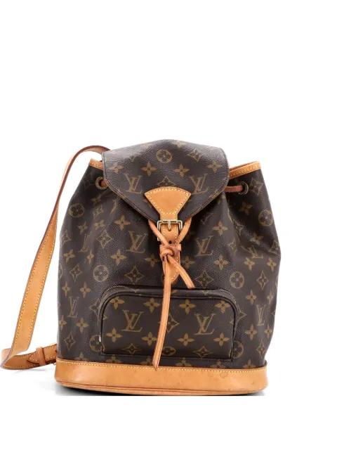 Vintage Montsouris Monogram Canvas MM backpack by LOUIS VUITTON 