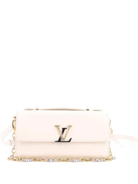 Wallet on Chain Capucines Leather clutch bag by LOUIS VUITTON 
